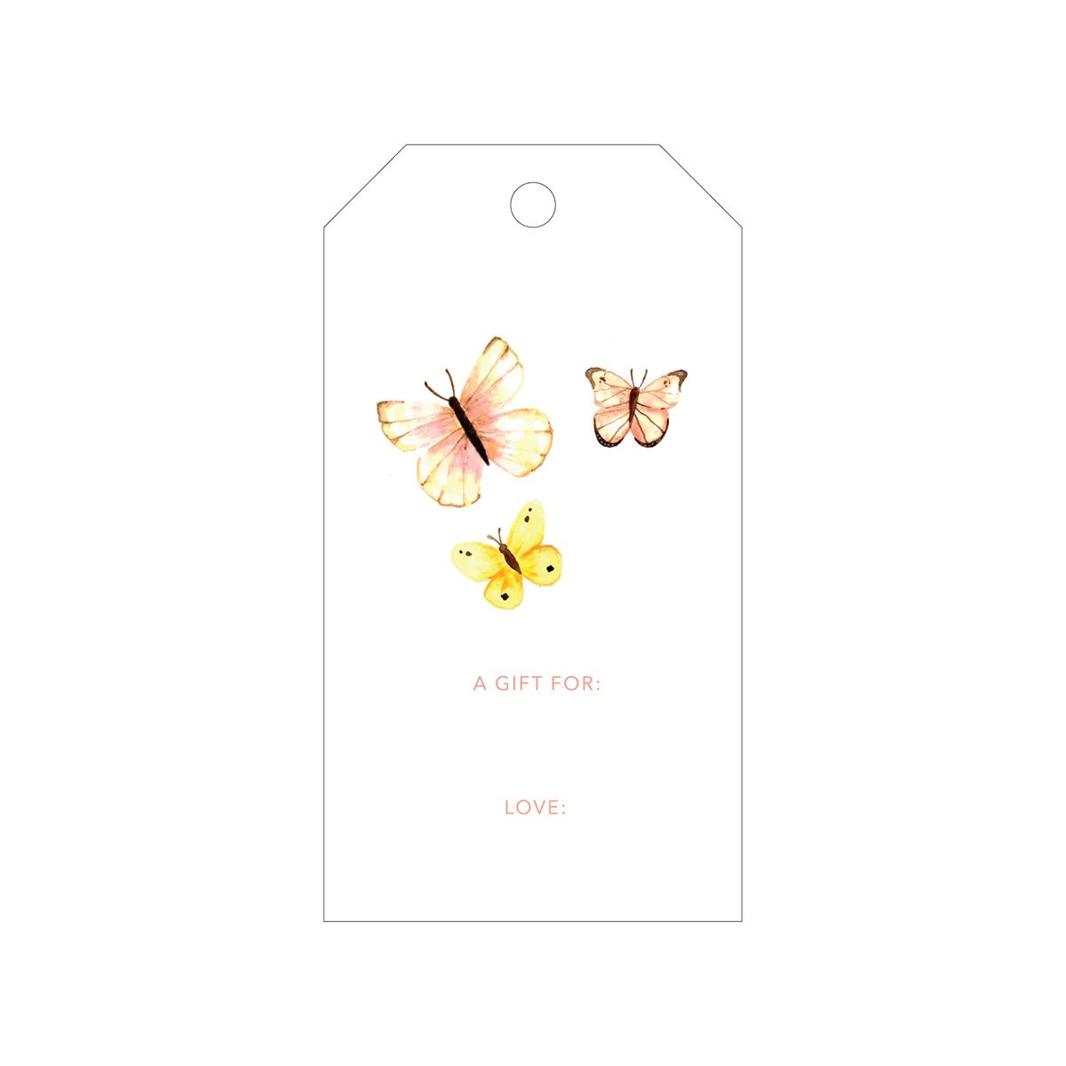 Garden Butterfly Gift Tags | Britt +Beks