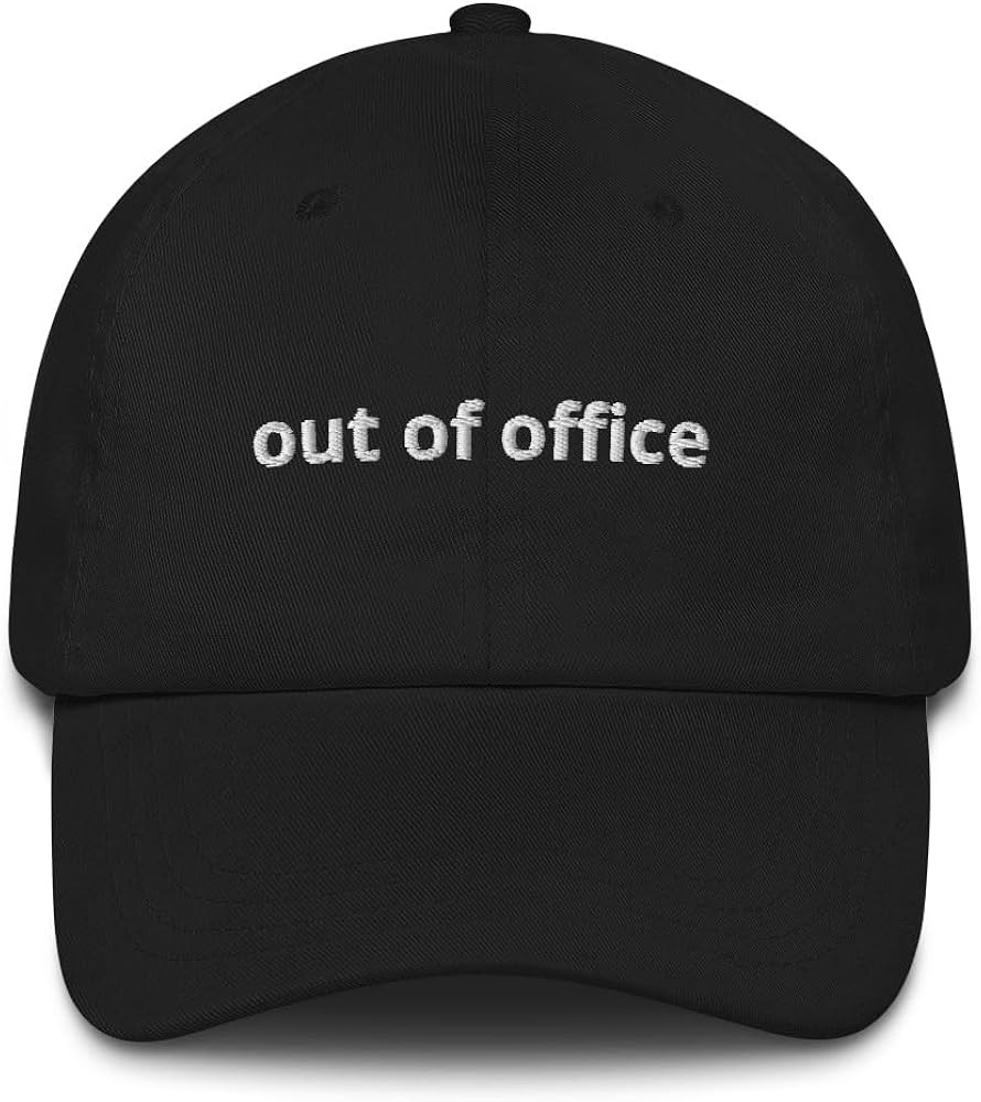 Out of Office Dad Hat Funny Dad Hat Humorous Saying Dad hat | Amazon (US)