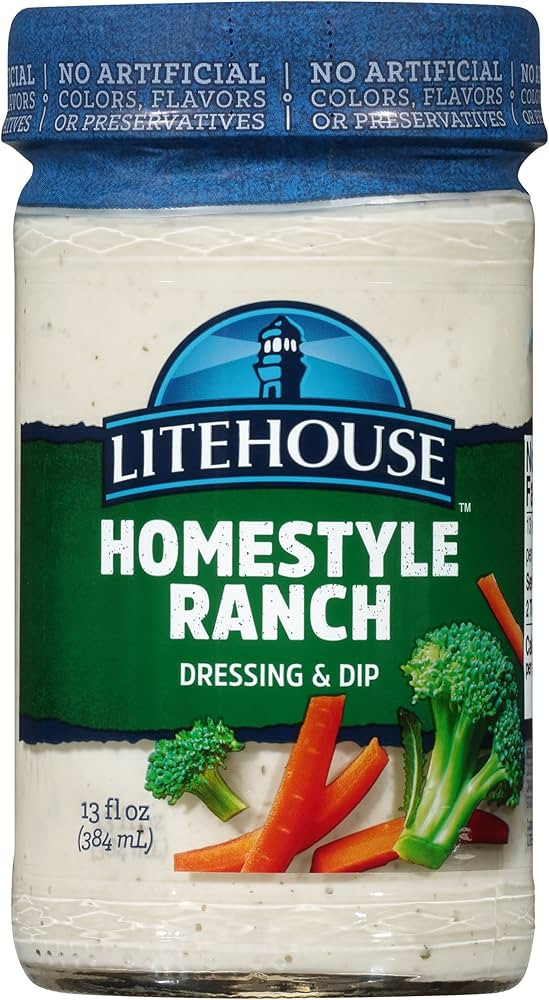 Litehouse, Homestyle Ranch Dressing, 13 oz | Amazon (US)