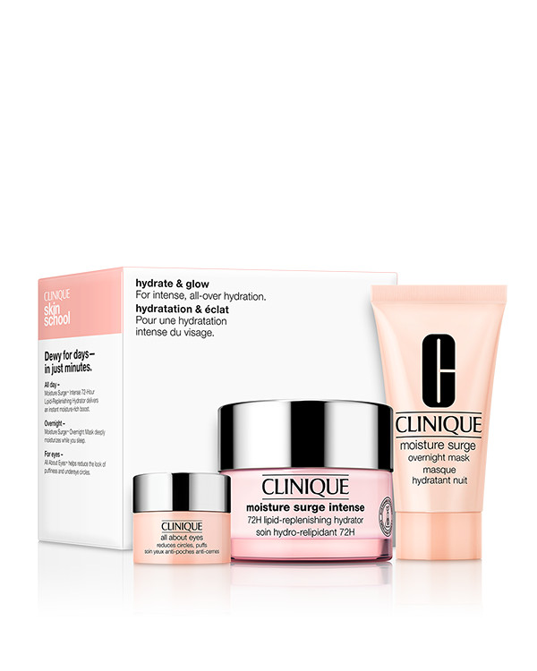 Hydrate & Glow Set - Moisture Surge™ Intense 72H Lipid-Replenishing Hydrator | Clinique | Clinique (US)