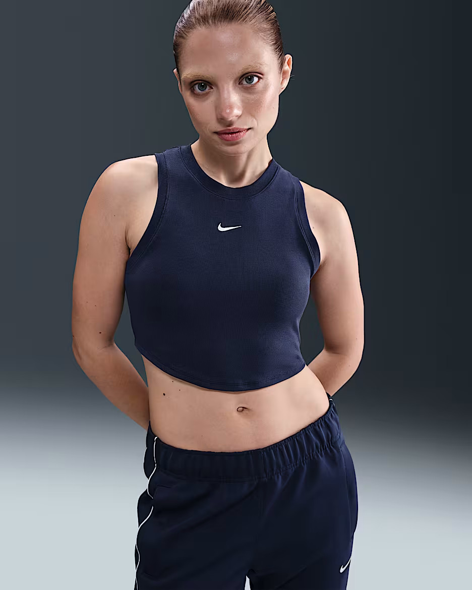 Nike Sportswear Chill KnitWomen's Tight Cropped Mini-Rib Tank Top | Nike (US)