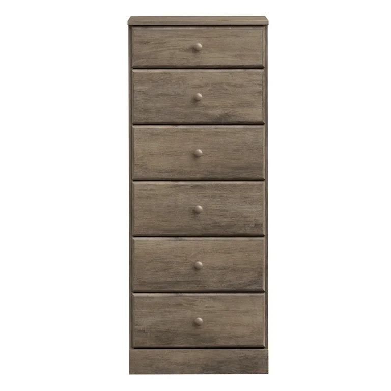 Prepac Astrid Tall Gray Dresser, 6-Drawer Chest for Bedroom, Great for Adults & Narrow Spaces 16.... | Walmart (US)