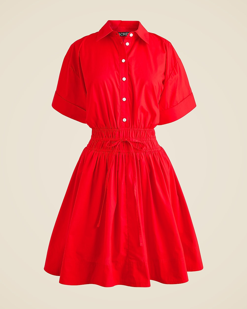 Elena mini shirtdress in cotton poplin | J. Crew US