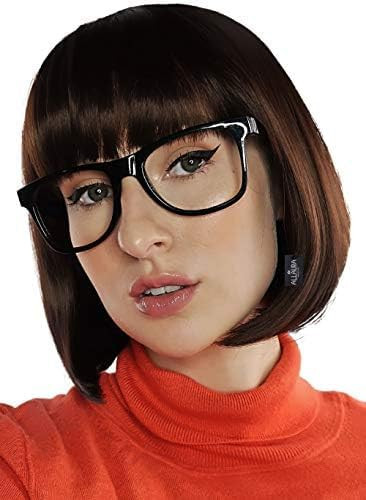 ALLAURA Compatible with Velma Wig – Brown Bob Wig with Glasses for Women – Cosplay, Flapper W... | Amazon (US)
