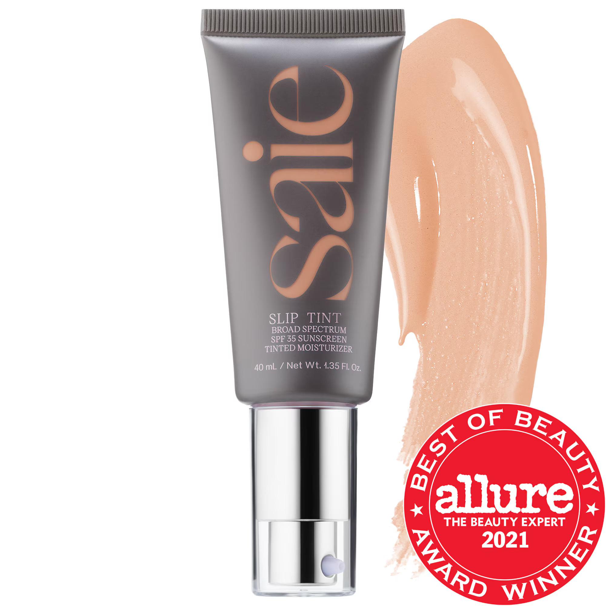 Saie Slip Tint - Lightweight Tinted Moisturizer with Mineral Zinc SPF 35 and Hyaluronic Acid Three + Half 1.35 oz/ 40 mL | Sephora (US)