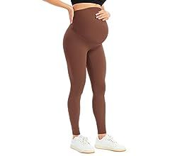 BONVIGOR Women's Maternity Leggings Over The Belly Bump Workout Full Length Leggings Running Acti... | Amazon (US)