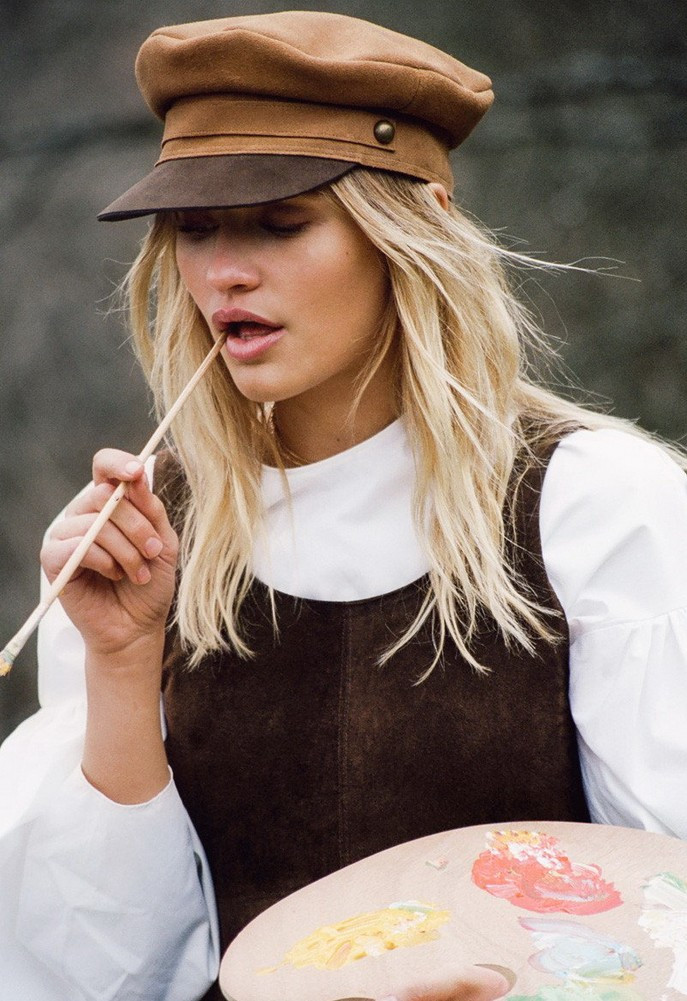Lola Cap in Light Brown - designed by Lack of Color | Singer 22
