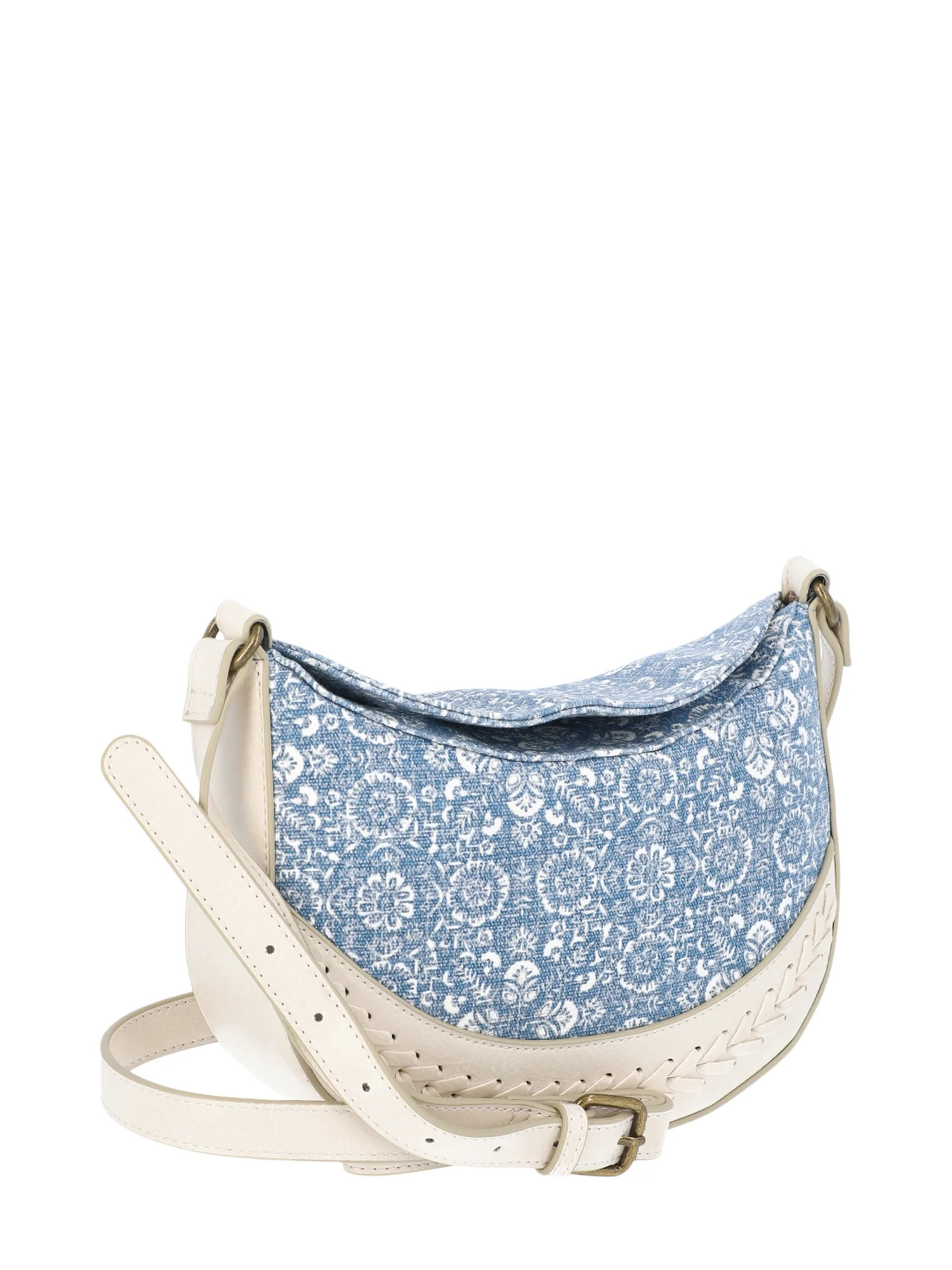 The Pioneer Woman Floral Denim Crossbody Bag, Women’s | Walmart (US)
