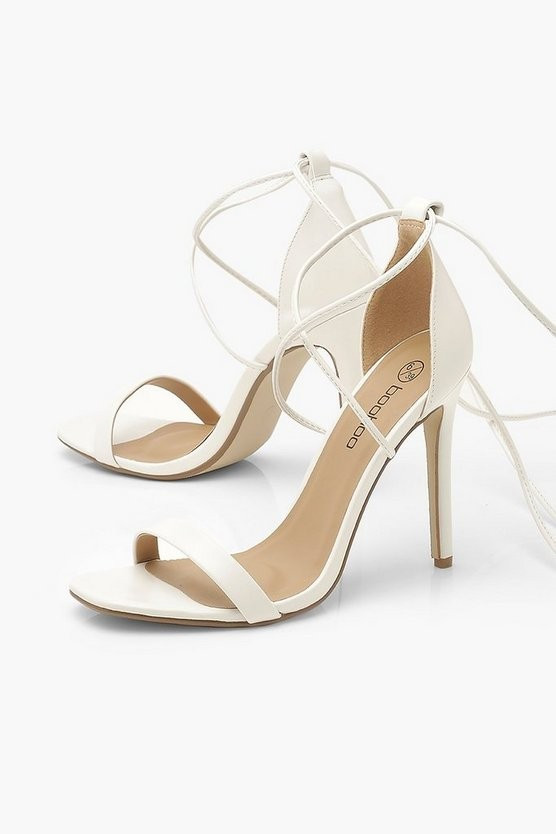 Ankle Tie Stiletto Sandals | Boohoo.com (US & CA)