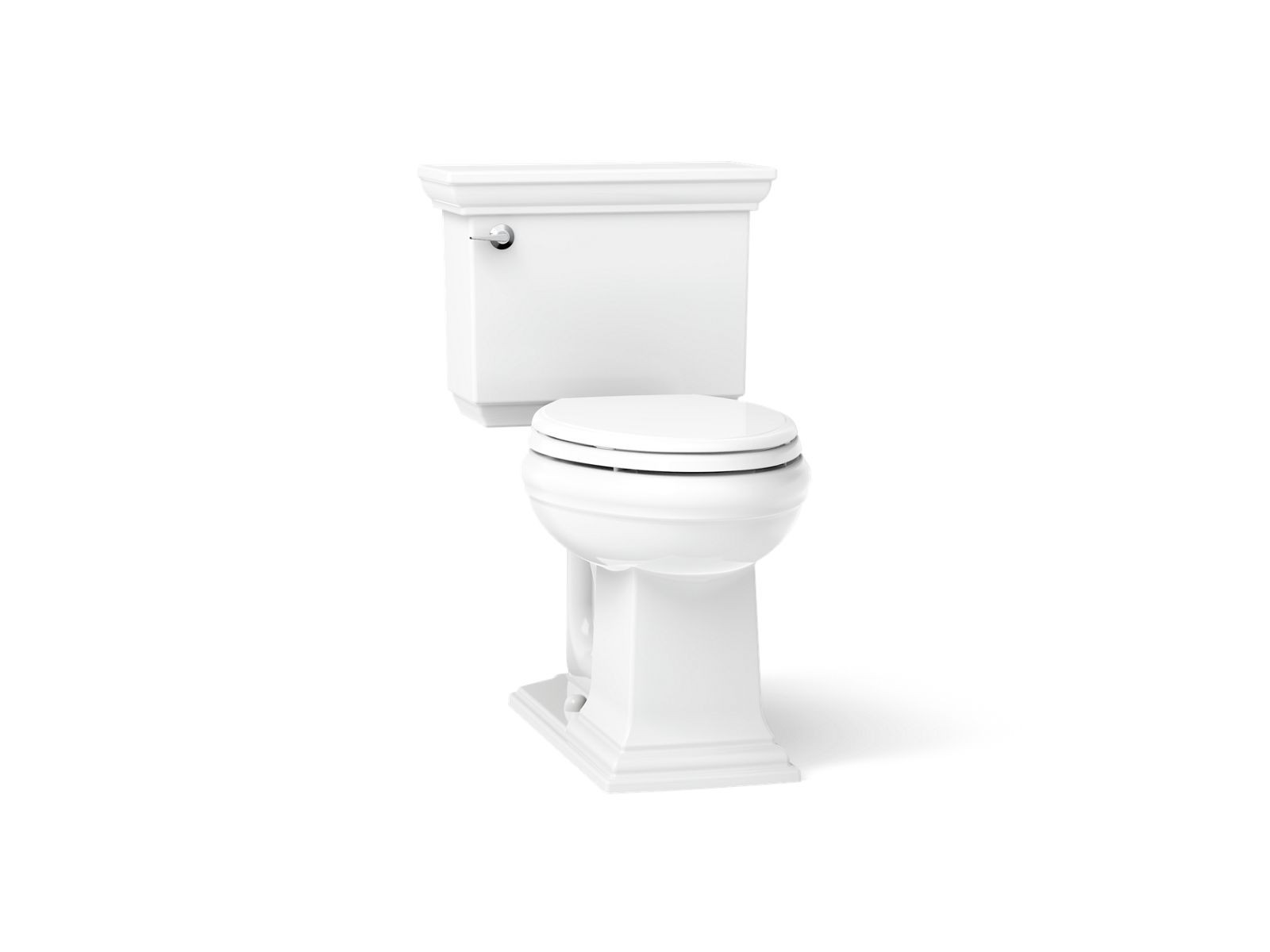 Two-piece elongated toilet, 1.28 gpf | Kohler