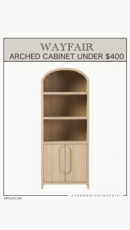 Arched cabinet under $400-- such a great deal and it's pretty too  

#LTKHome #LTKStyleTip #LTKSaleAlert