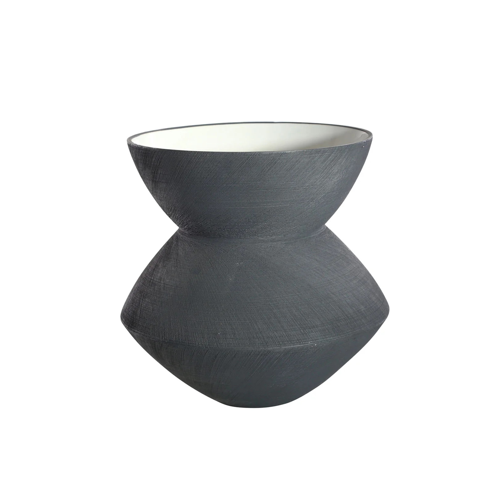 Matte Charcoal Vase | Brooke & Lou | Brooke and Lou