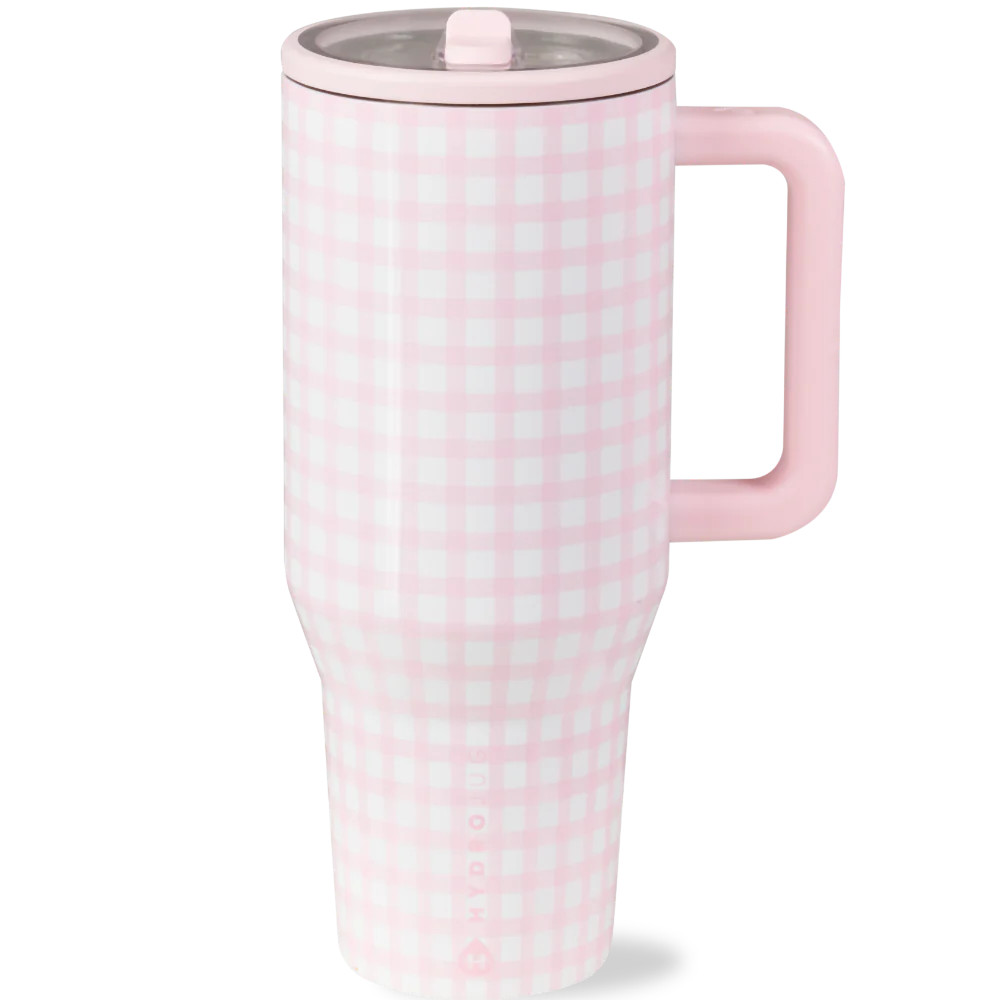 Pink Gingham | HydroJug