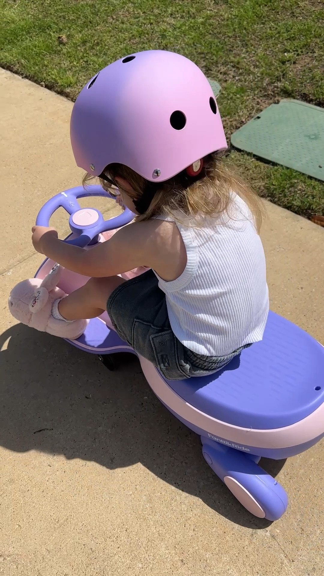 She is loving this little motorized scooter thing! 🫣 I may like it too hehe

#LTKGiftGuide #LTKKids