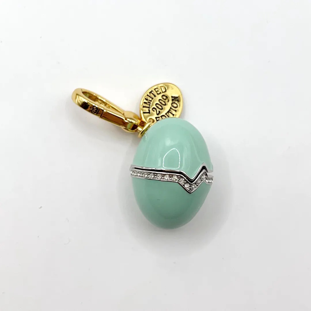 JC563-Juicy Couture blue egg charm | Etsy (US)
