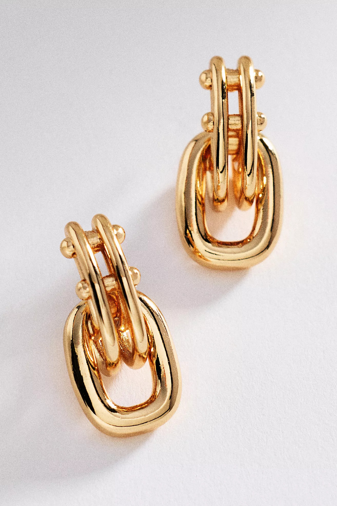 Linked Metal Earrings | Anthropologie (US)