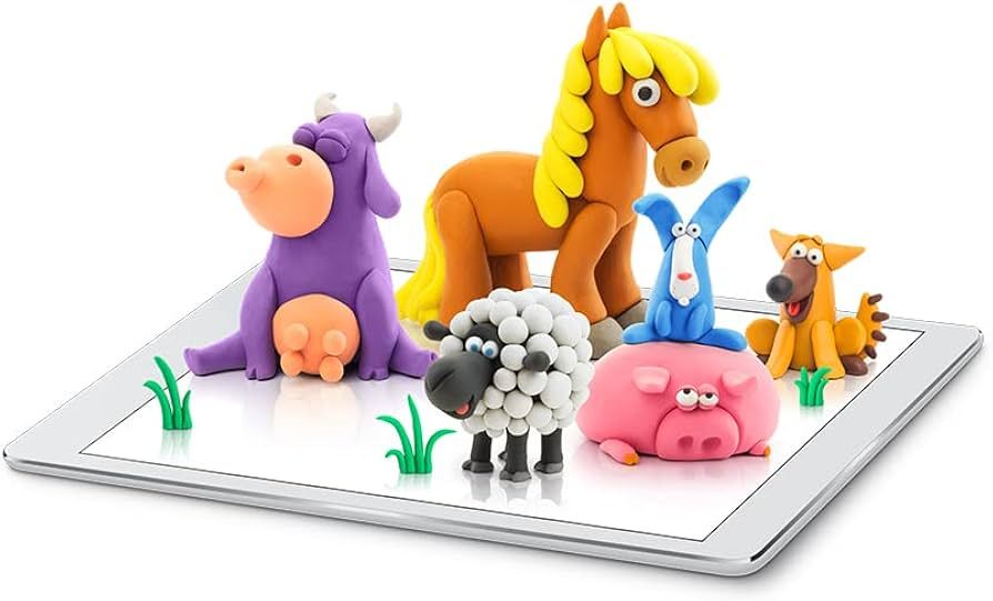 Fat Brain Toys Hey Clay Animals - Clay Kit with Interactive App for Kids & Tweens | Amazon (US)
