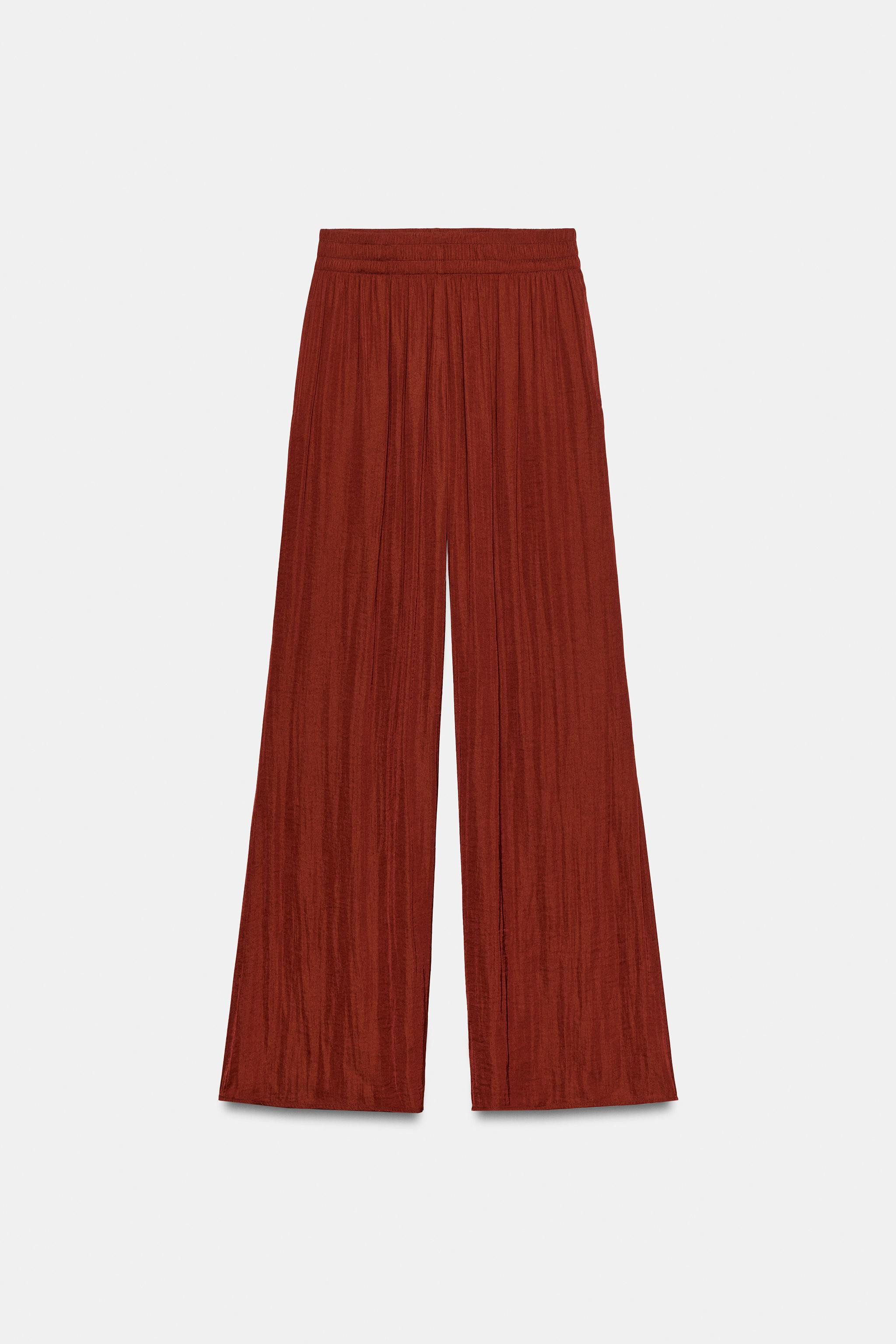 FLOWY WIDE LEG PANTS | Zara US