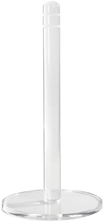 Dino74 Clear Acrylic Paper Towel Holder - Toilet Tissue Rolls Stand Organizer Countertop for Kitc... | Amazon (US)