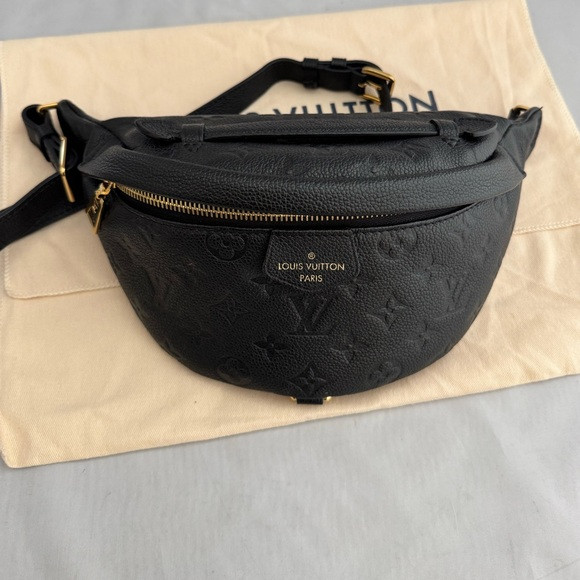 Louis Vuitton empreinte black bumbag | Poshmark