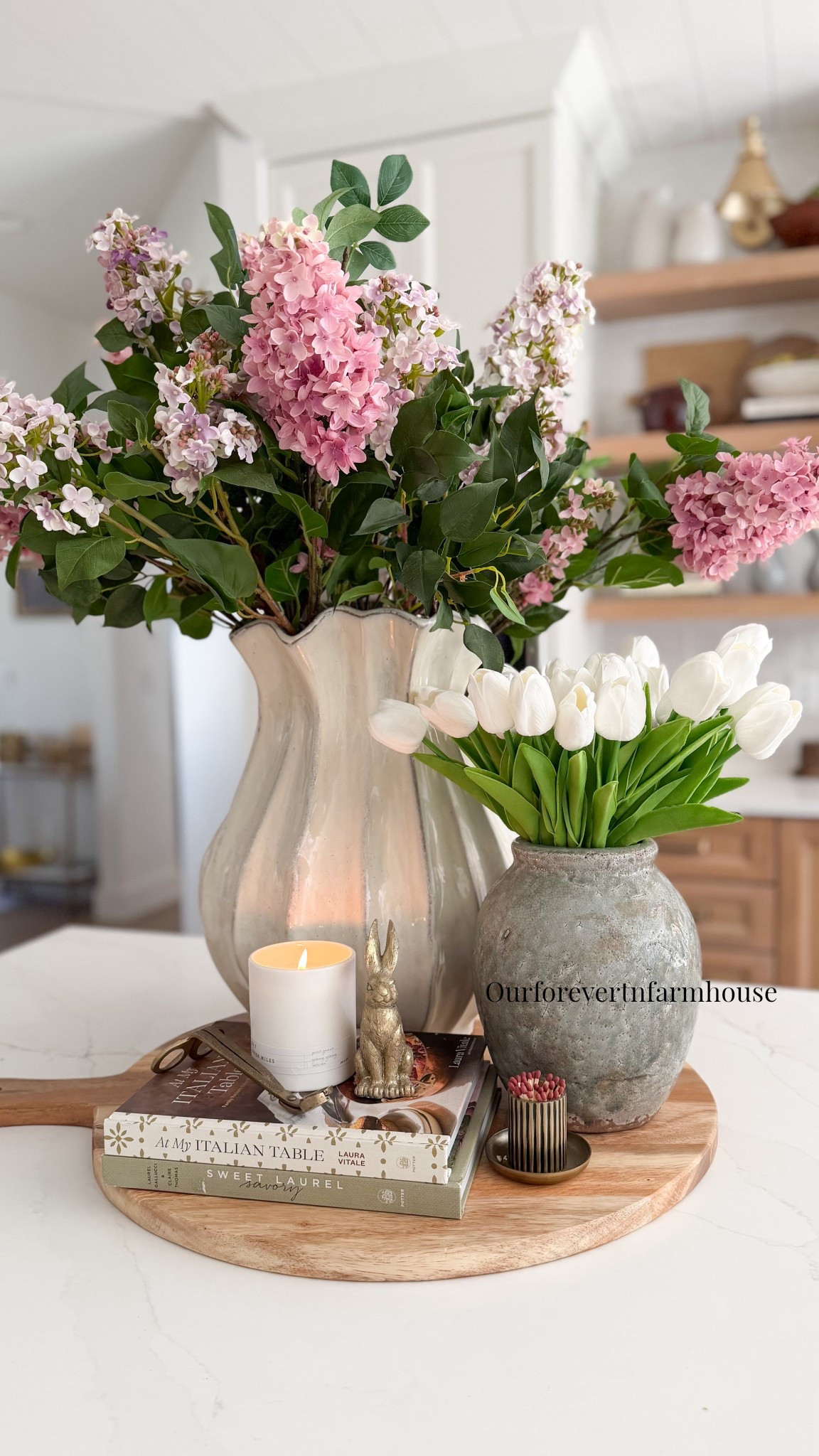 Is anyone else in that weird in-between season right now?

It’s not really winter anymore, but it’s not fully spring either. Some days feel warm and hopeful, and the next day you’re back in a sweatshirt wondering what month it actually is. I always feel like this time of year is a little reset though… opening the windows when you can, moving things around in the house, and slowly bringing lighter pieces back out.

Nothing big over here, just a little spring-ish moment on the kitchen island. A few of my favorite pieces and a tiny brass bunny because Easter will be here before we know it 🐰

I linked what I could find over on my LTK if anyone is looking for similar pieces for spring styling.

#LTKSeasonal #LTKHome