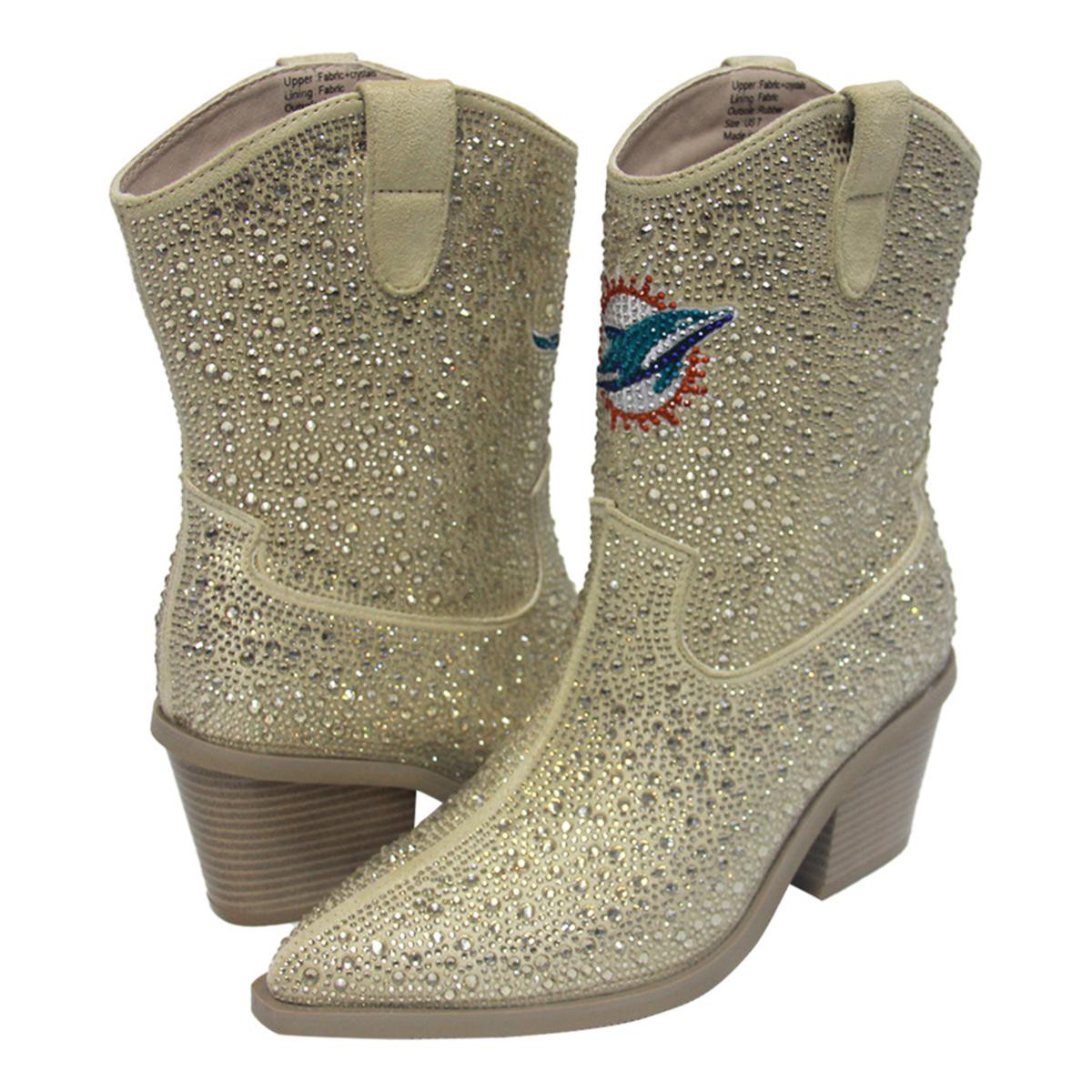 Officially Licensed NFL Team Boot Crystals Boot | HSN