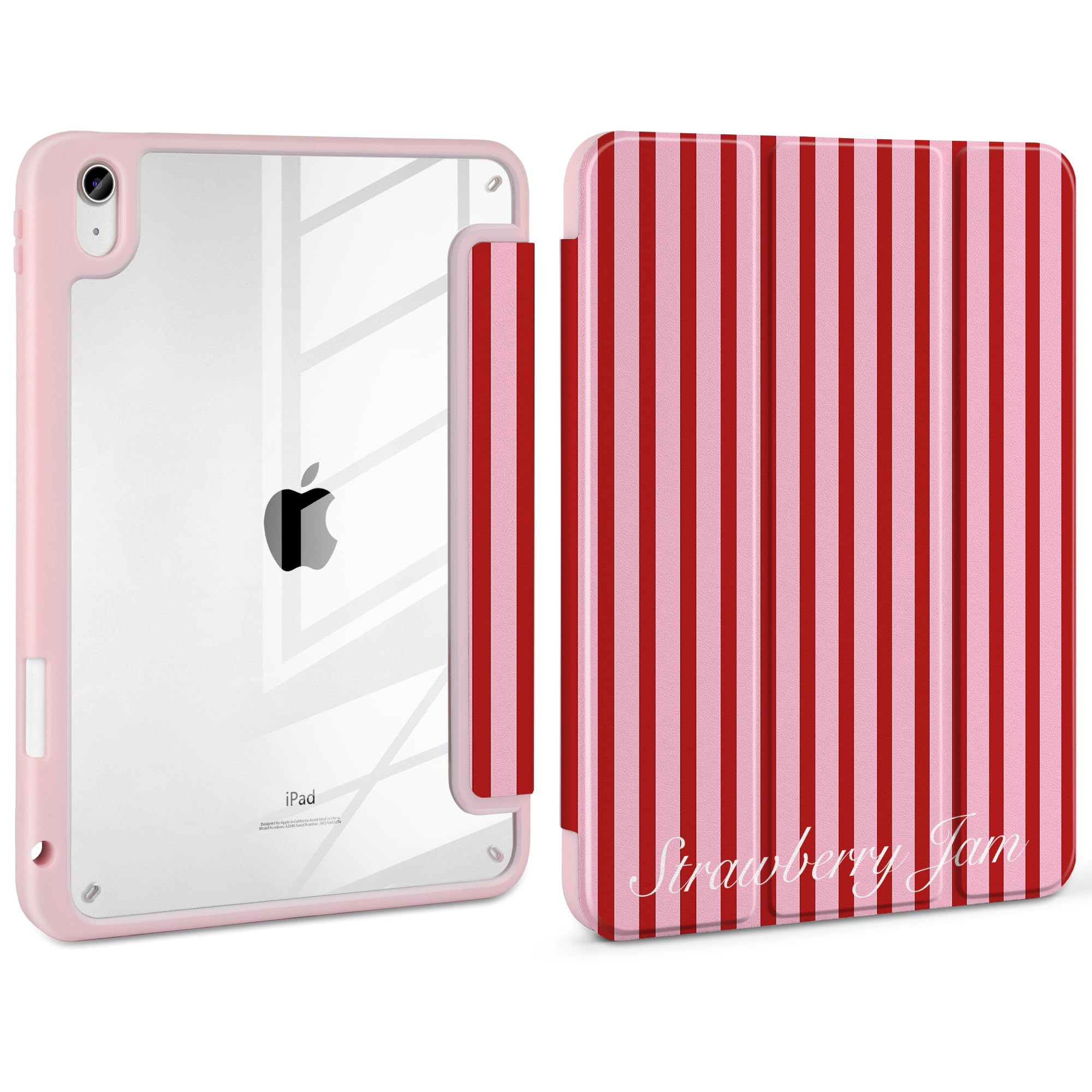 Case for iPad (A16) 11th Generation 11 inch 2025 /iPad 10th Gen 10.9 2022 Cute Striped Trifold St... | Amazon (US)