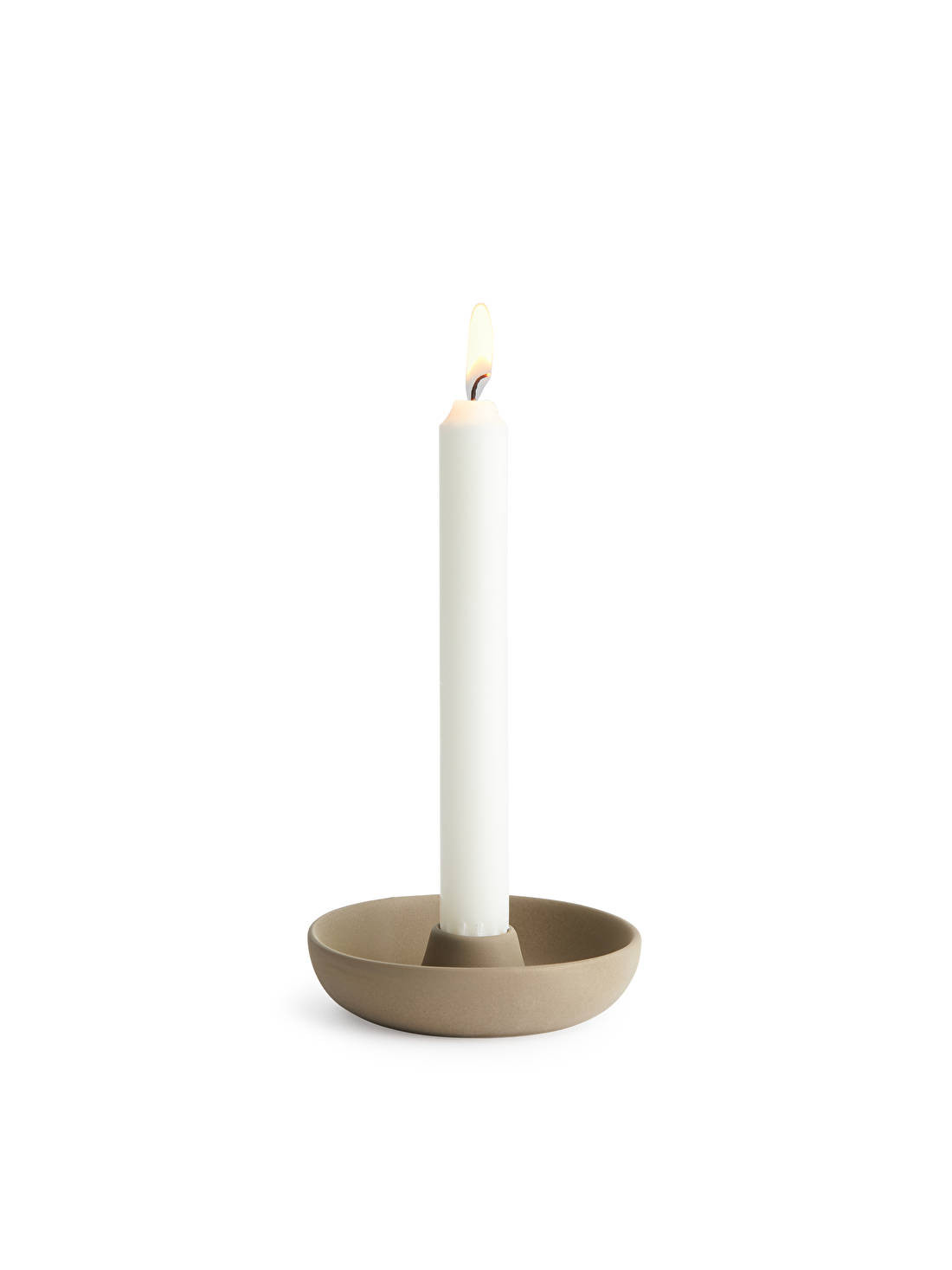 Stoneware Candle Holder 10.5 cm | ARKET (US&UK)