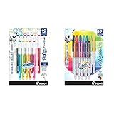 PILOT FriXion Fineliner Erasable Marker Pens, Fine Point, Assorted Color Inks, 12-Pack (11452) & Fri | Amazon (US)