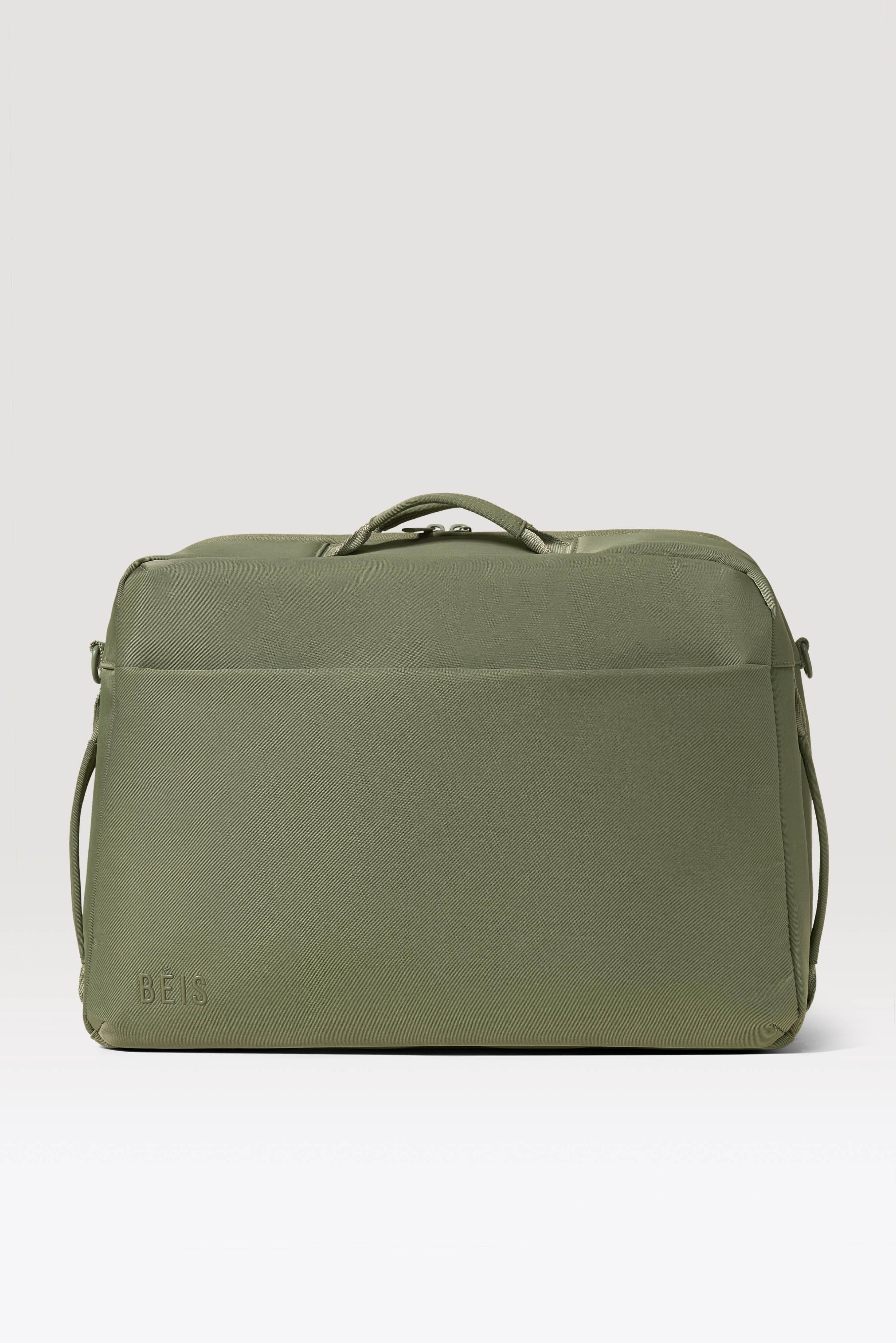 B\u00c9IS 'The Ultimate Travel Duffle' in Olive - Personal Item Travel Duffle Bag in Olive Green | BEIS