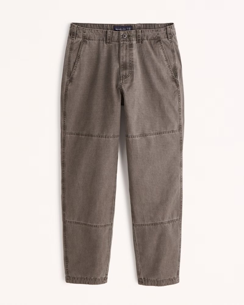 Abercrombie & Fitch Men's Loose Utility Pant in Dark Brown - Size 36 X 32 | Abercrombie & Fitch (US)
