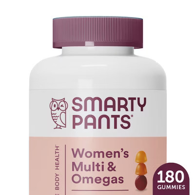 SmartyPants Women's Multi & Omega 3 Fish Oil Gummy Vitamins with D3, C & B12 - 180 ct | Target