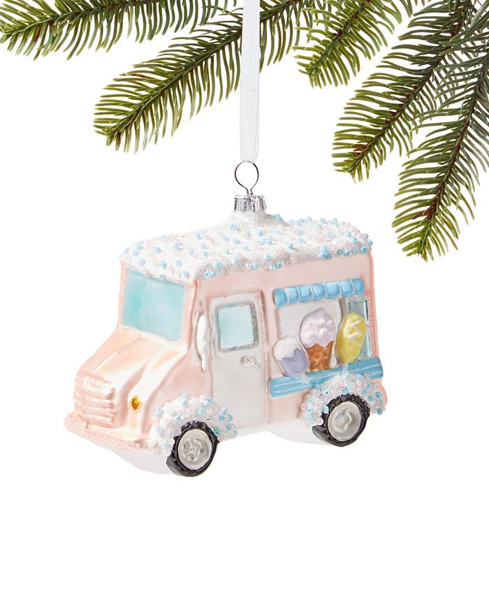 Holiday Lane Sweet Tooth Ice Cream Truck Ornament, Created for Macy's & Reviews - Shop All Holida... | Macys (US)
