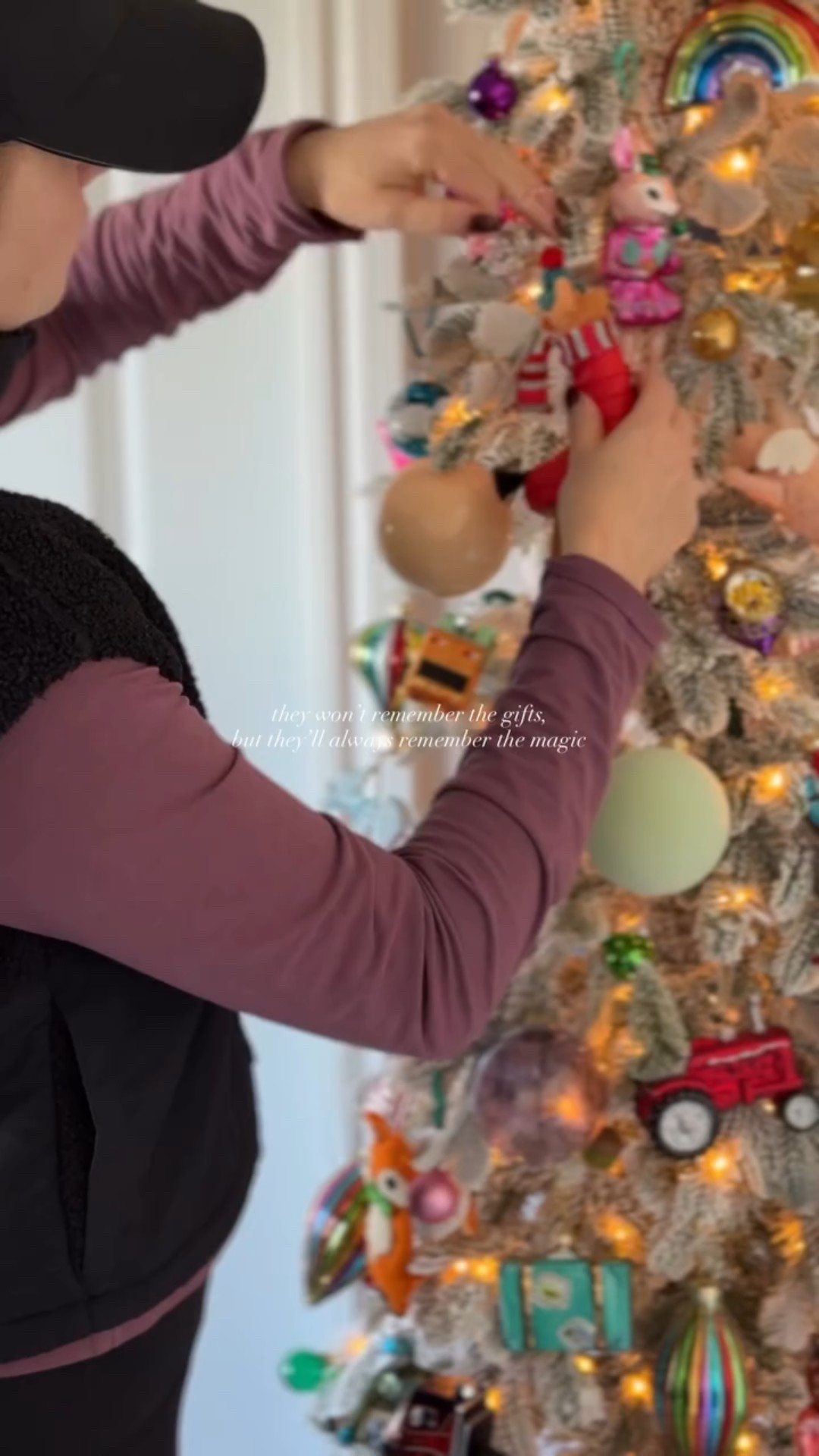 I realize now that behind all my childhood memories of the holidays was my mother - baking, decorating, creator of traditions - making magic. Now as a mother myself, nothing brings me more joy than ensuring my children have magical childhoods. The holidays are so much sweeter through the lens of “magic maker”. 

#christmasseason #christmasmagic #holidays #athomefortheholidays #holidaydecor #christmastree #classicchristmasdecor #traditionalchristmas #classicchristmas