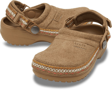 Kids' Crafted Vegan Suede Stitch Clog | Crocs (US)