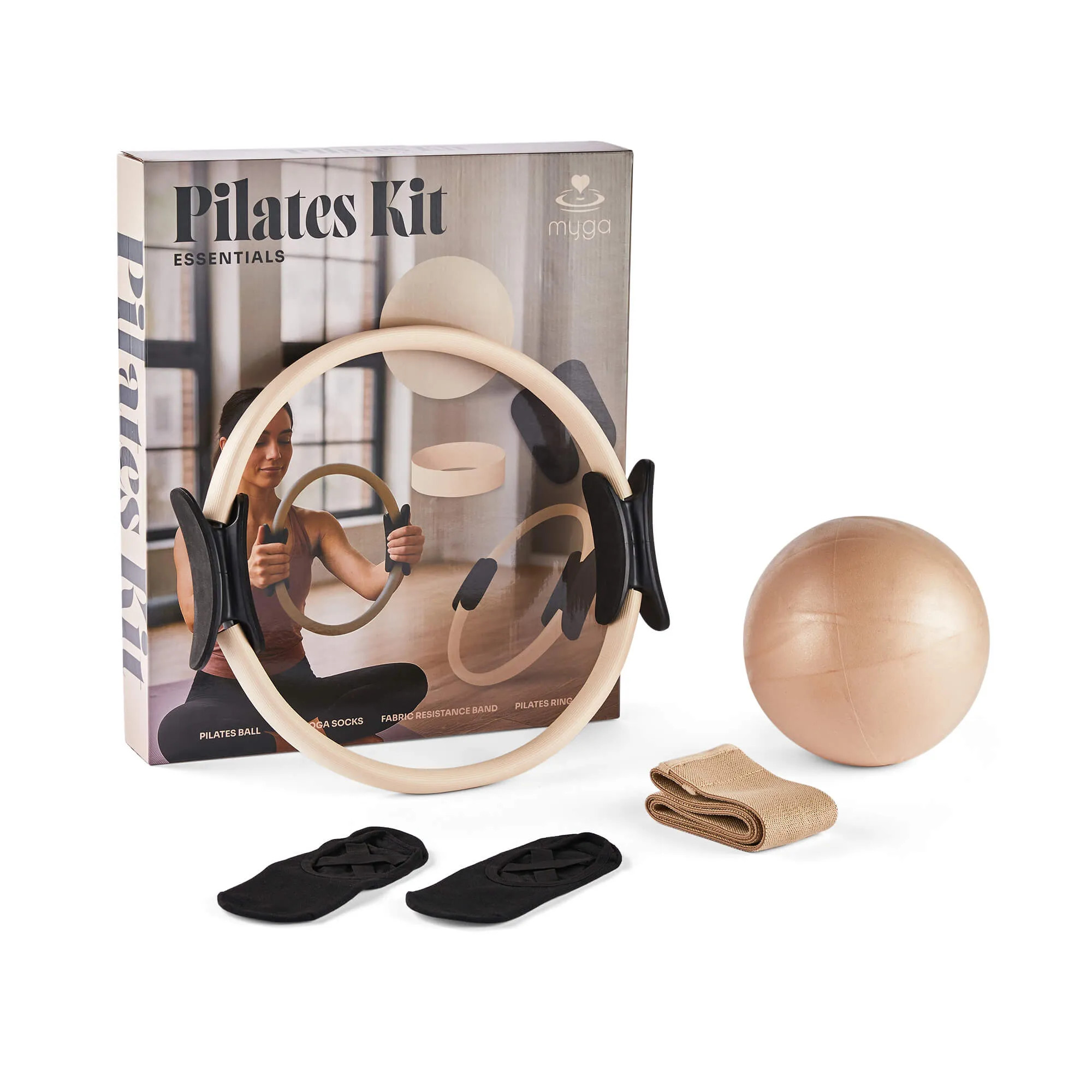 Sports Equipment | Pilates Essentials Kit | Myga | Debenhams UK