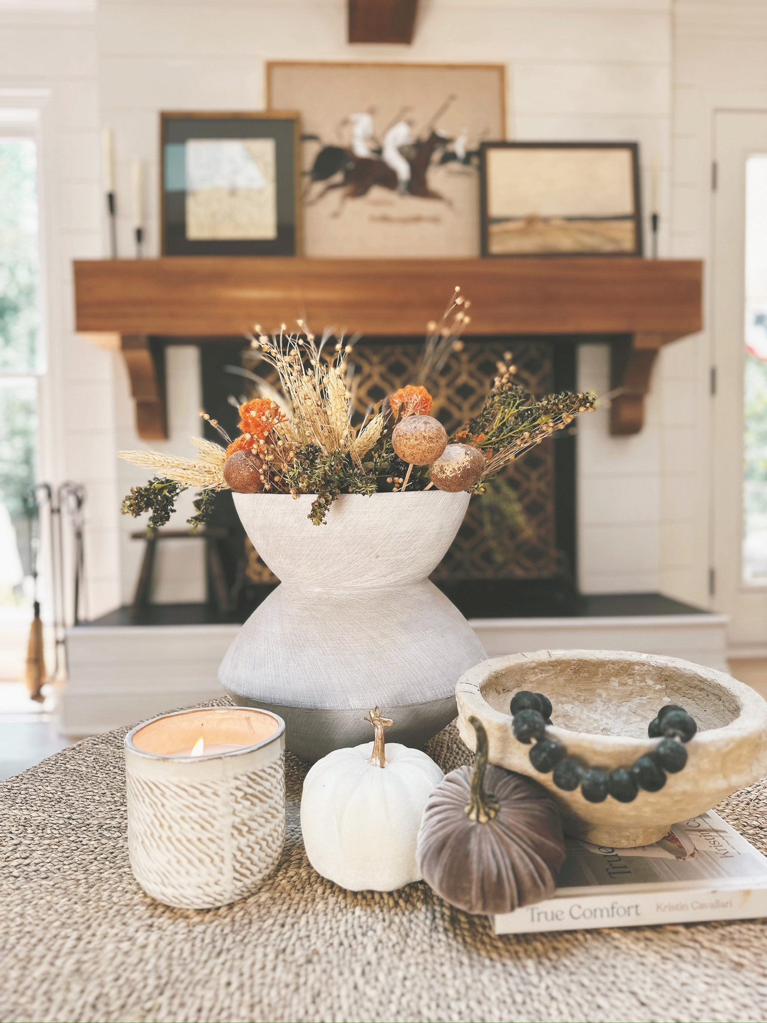 Fall coffee table, fall home decor, fall faux stems, coffee table styling, how to style a coffee table, faux pumpkins 

#LTKStyleTip #LTKHome #LTKSeasonal