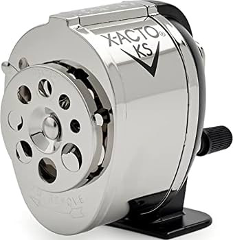 X-ACTO KS Manual Pencil Sharpener, Mountable, Metal, 1 Count - Classroom, Teacher Supplies, Adjus... | Amazon (US)