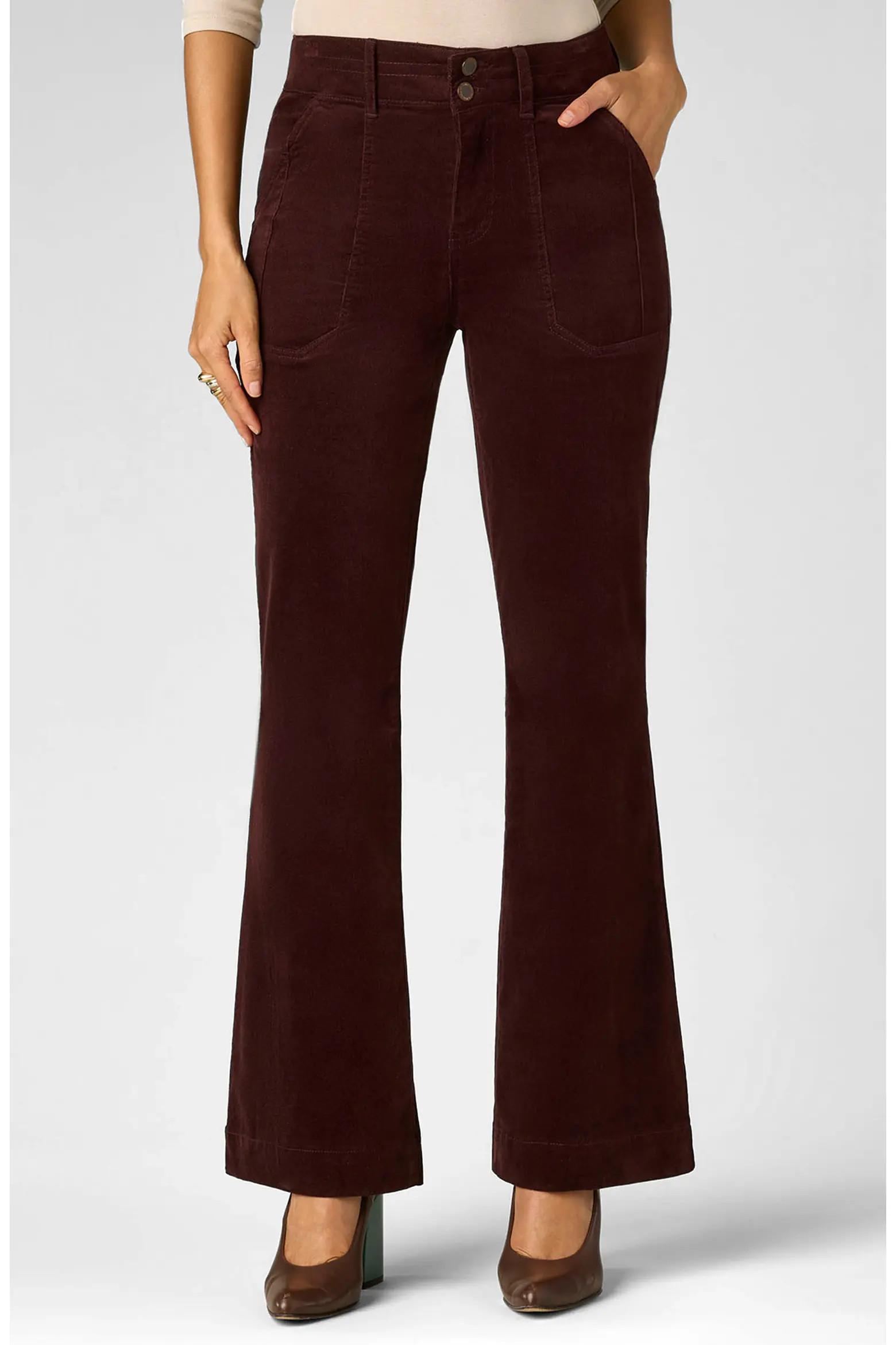 Wit & Wisdom Madison High Waist Bootcut Corduroy Pants (Women) | Nordstrom | Nordstrom
