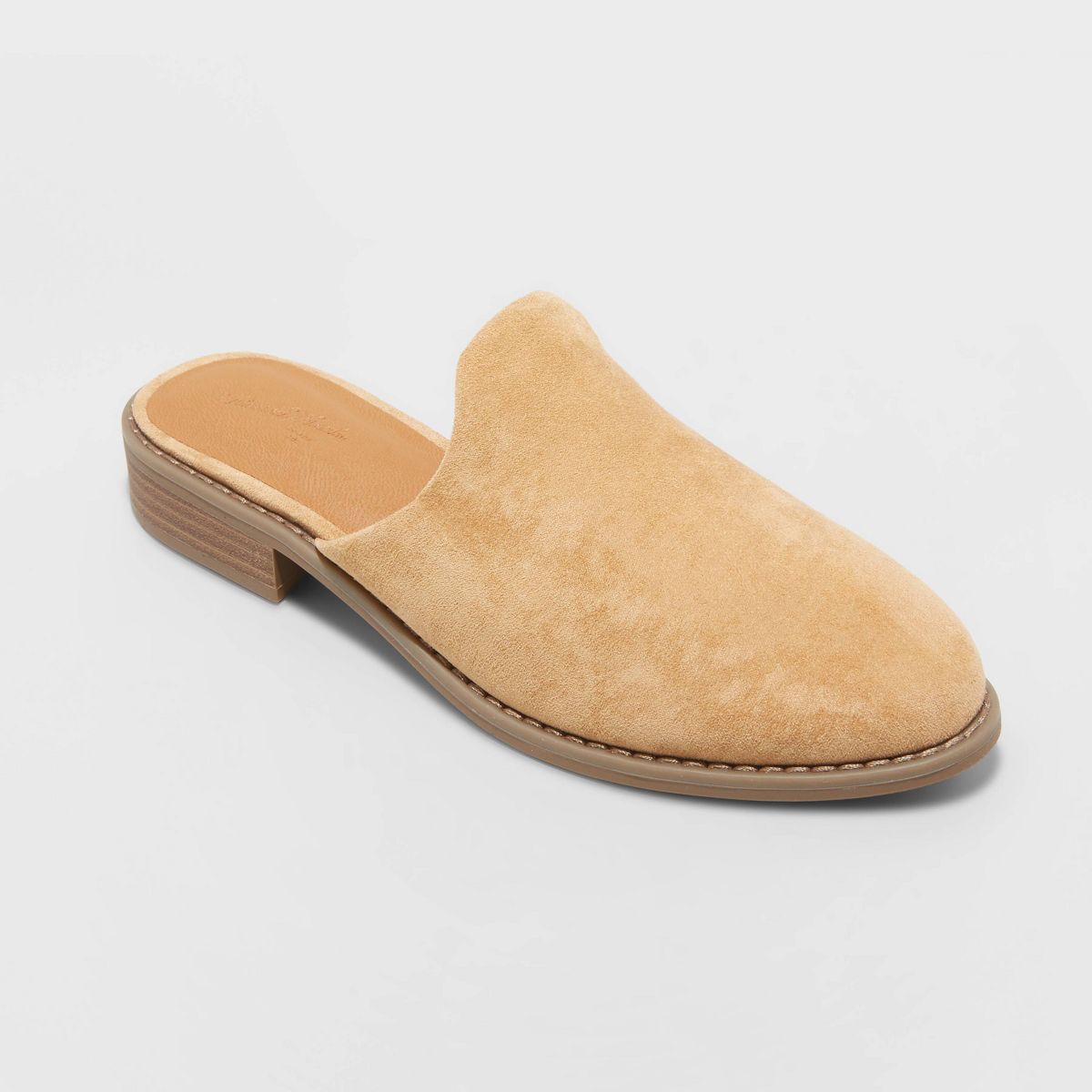 Women's Maura Mule Flats - Universal Thread™ Beige | Target