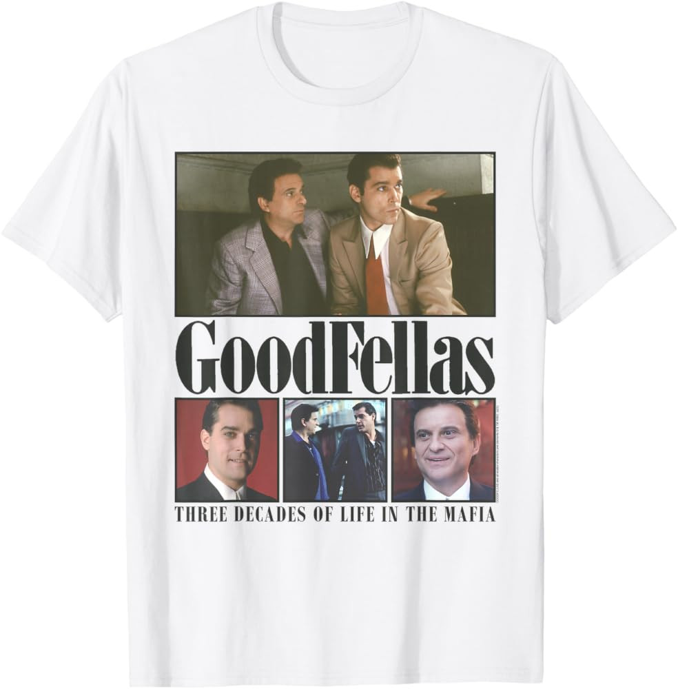 Goodfellas Color Photo Collage Henry and Tommy Movie T-Shirt | Amazon (US)