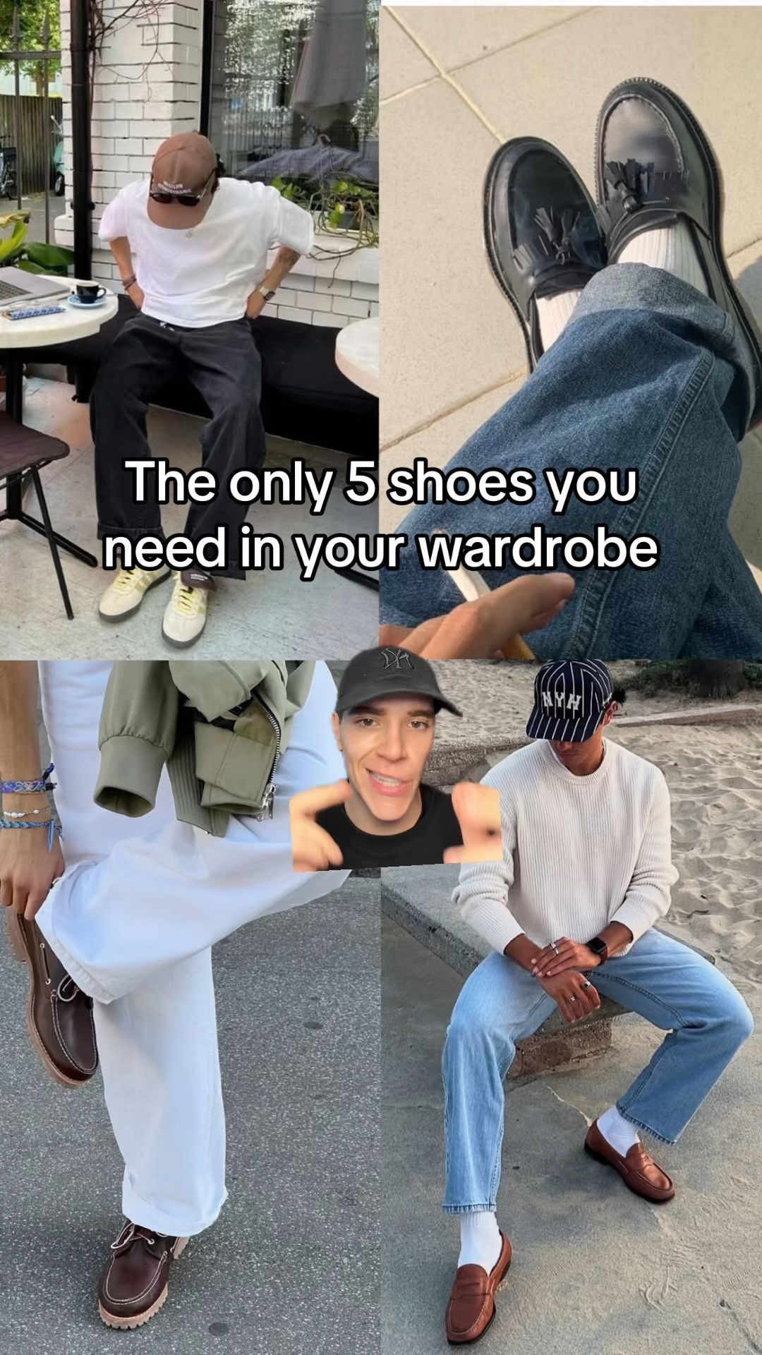 🚨The only five shoes you need in your wardrobe! ￼

#mensfashion #fashion #style #sneakers @adidas @Nike @ZARA 

#LTKdayinmylife #LTKgrwm #LTKMens