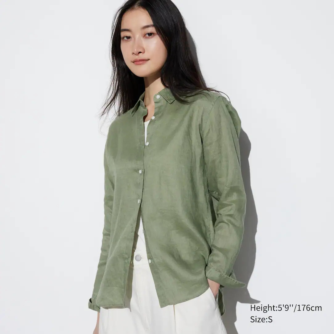 CAMICIA 100% LINO PREMIUM | Uniqlo IT