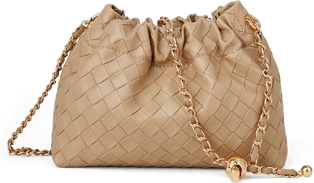 Clutch Evening Purse, Mini Dumpling Crossbody Bag Womens Shoulder Handbags | Amazon (US)