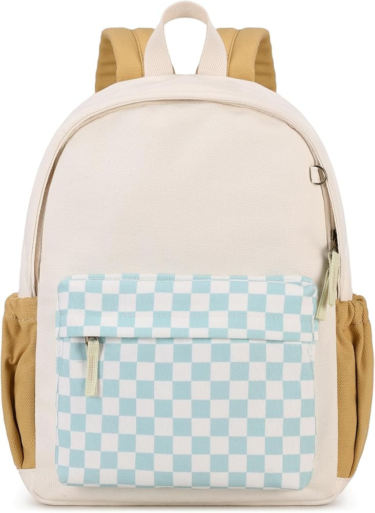 Toddler Backpack 14 Inch Kids Backpacks for Boys and Girls Classic Design Canvas School Bags with... | Amazon (US)