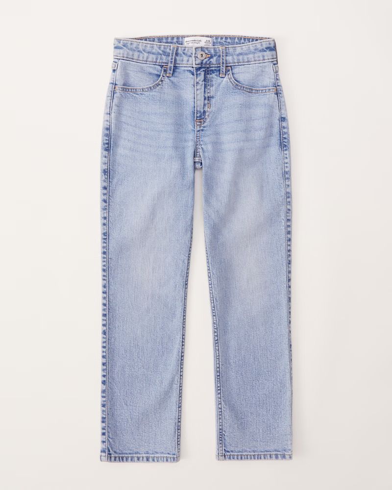 high rise 90s straight jeans | Abercrombie & Fitch (US)