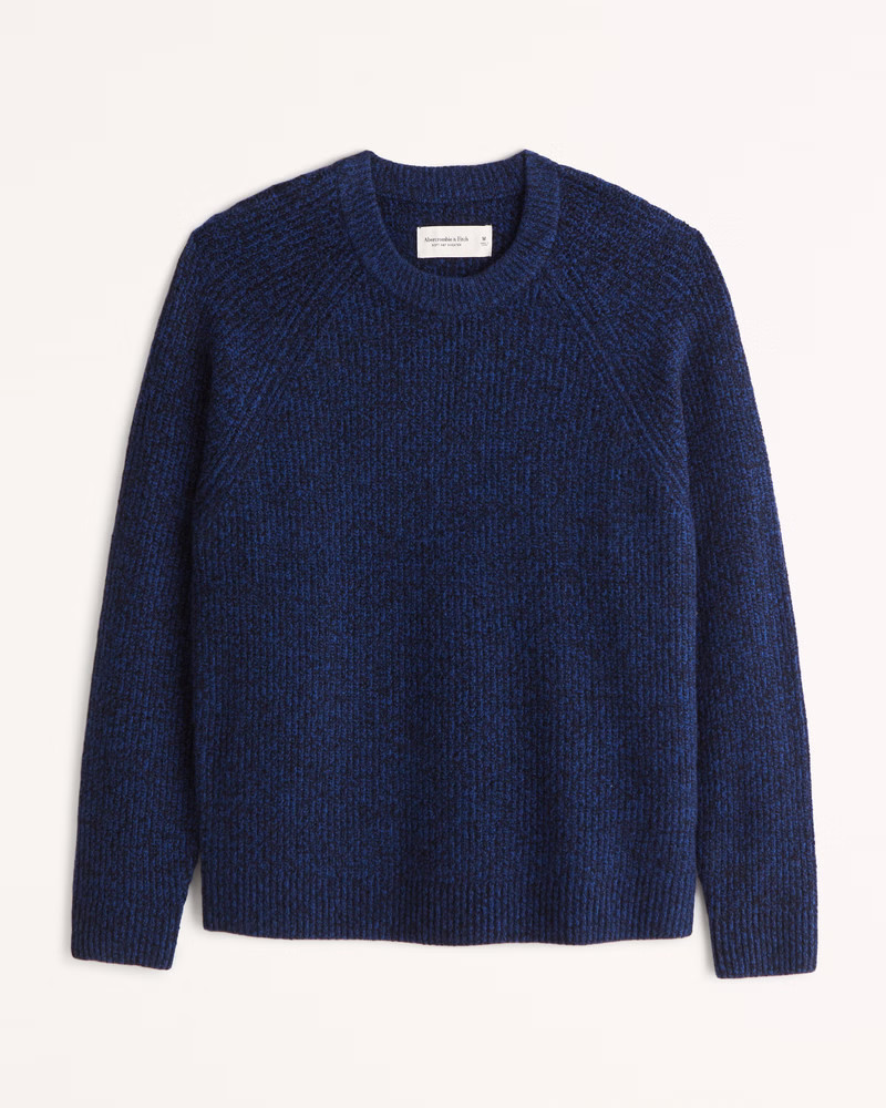 Textured Crew Sweater | Abercrombie & Fitch (US)
