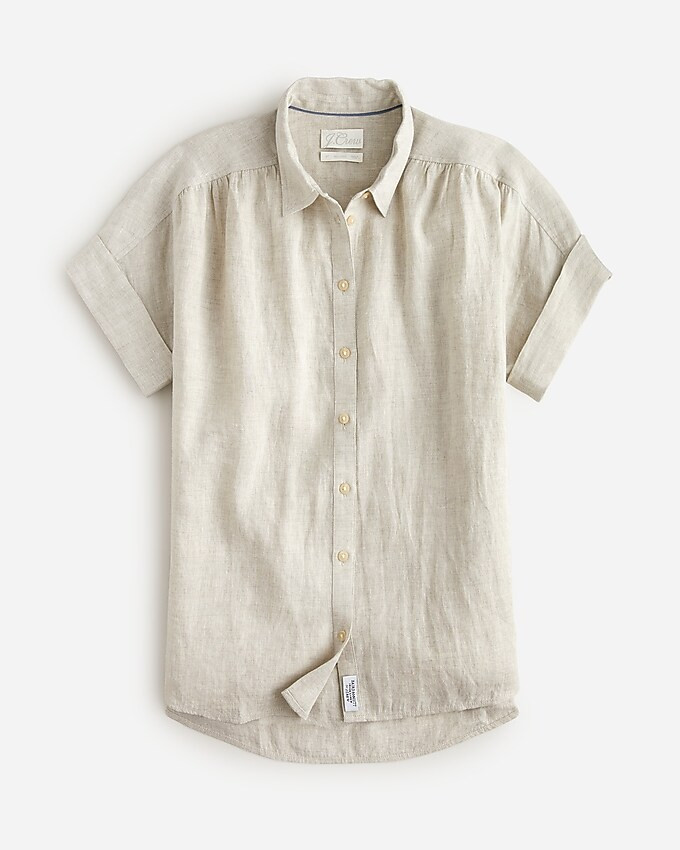 Relaxed-fit short-sleeve Baird McNutt Irish linen shirt | J. Crew US