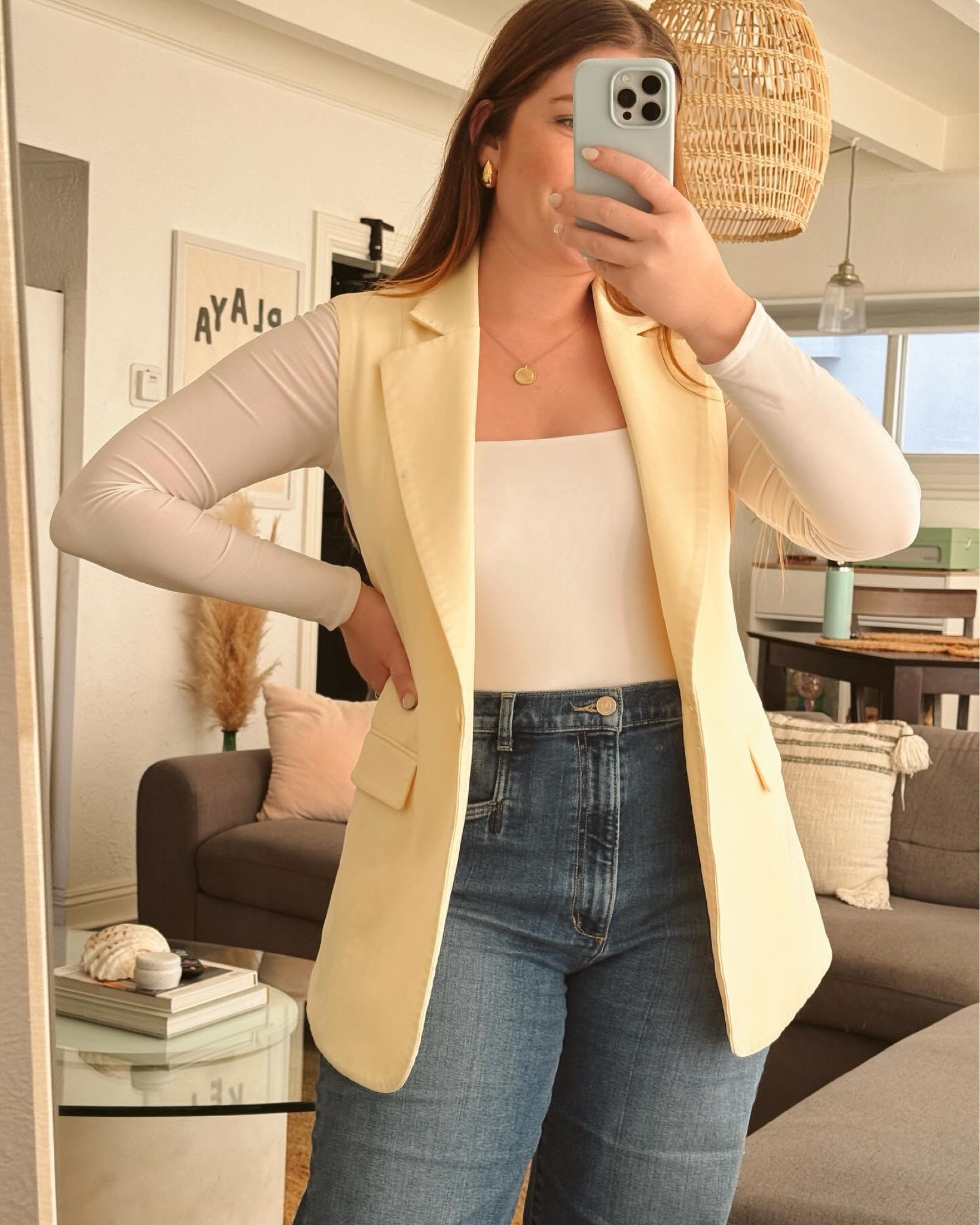 The perfect spring vest in butter yellow 🥞🫶🏻🧈

#LTKSeasonal