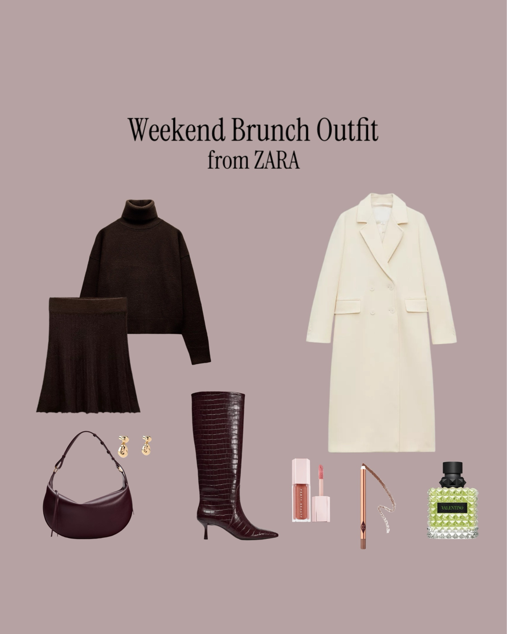 Weekend Brunch Outfit Idea for transitional / early Spring featuring Zara 🍳

over 40, casual outfit, early spring outfit, boots, skirt set, wool coat, petite, curvy, midsize, size 8

#LTKStyleTip #LTKOver40 #LTKSeasonal